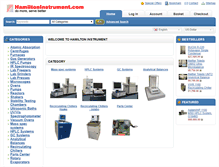 Tablet Screenshot of hamiltoninstrument.com
